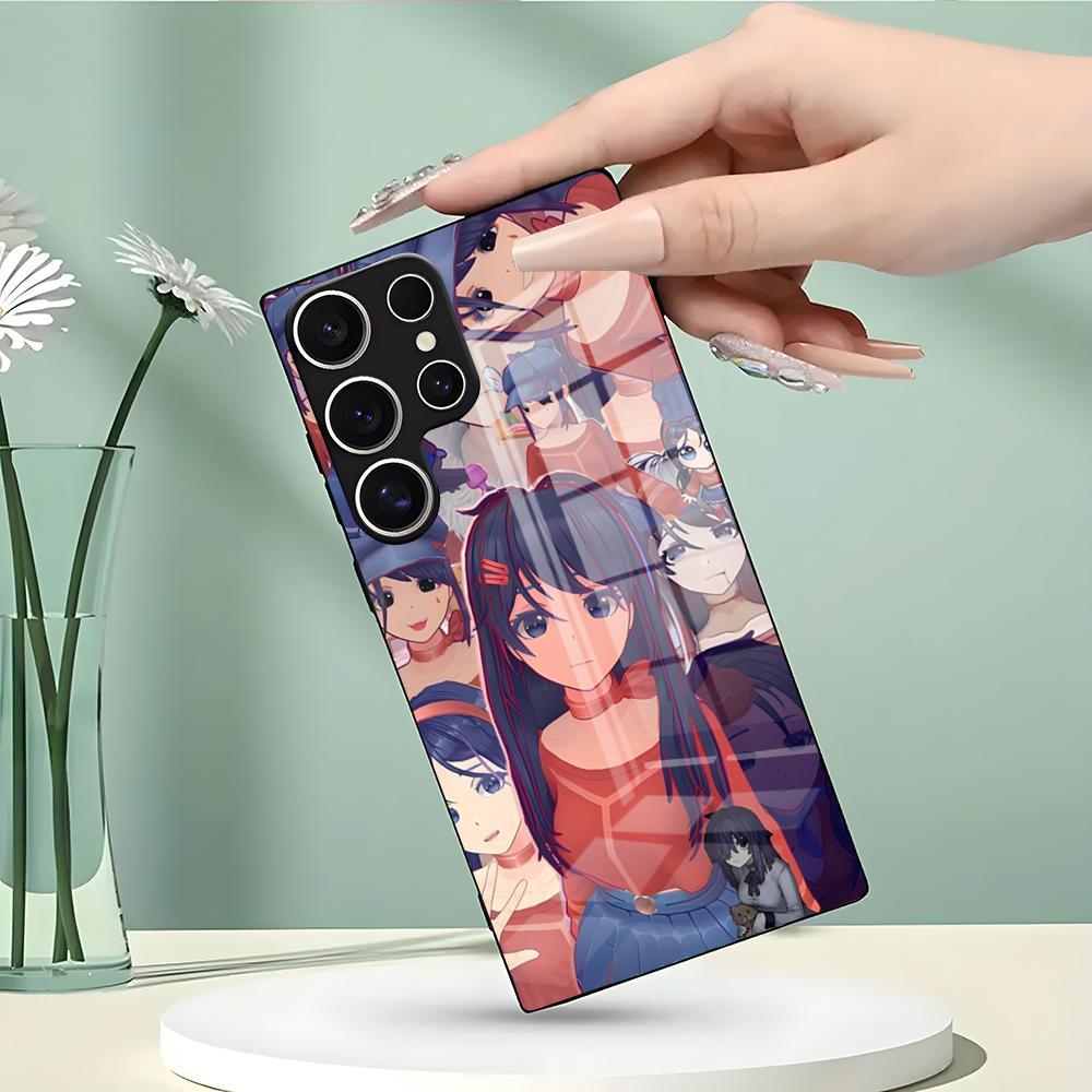 Чехол для игрового телефона M-MisideS M-Mita для Samsung S26 S25 Edge Ultra 23 22 21 20 Ultra Plus S24 Fe Стеклянная крышка