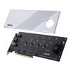 ASUS hyper m.2 x16 gen 4 card interface adapter PCIe 4.0 Silver