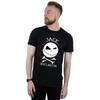 Disney Mens Nightmare Before Christmas Jack Face T-Shirt