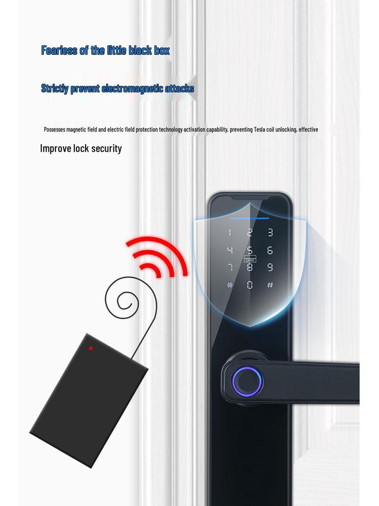 Умный электронный замок с отпечатком пальца и паролем для межкомнатных дверей: Идеально для спален, домашних офисов, квартир и многого другого.