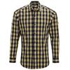 Premier Mens Mulligan Checked Cotton Long-Sleeved Shirt