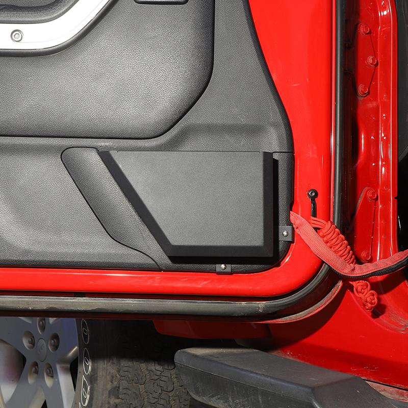 Металлическая сетка для передней и задней двери, карманный ящик для хранения, лоток для хранения водителя, пассажира, органайзер, подходит для Jeep Wrangler JK 2011-2017