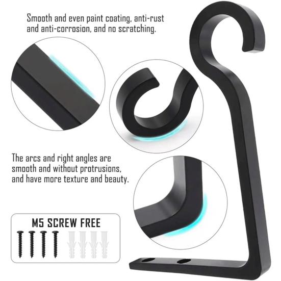 Уличный подвесной кронштейн для растений, вешалка для растений, прочная, несущая, простая в установке, S-образная кормушка для птиц, настенный крючок для цветочной корзины