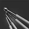 4pcs Telescoping Small Hole Gauge Set Full Round Spherical Shaped Hardened Bore Gauge Round