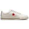 COMME DES GARCONS SHIRT x Converse One Star Холщовые Классические Повседневные Нескользящие Износостойкие Легкие Низкие Кеды Унисекс Белые