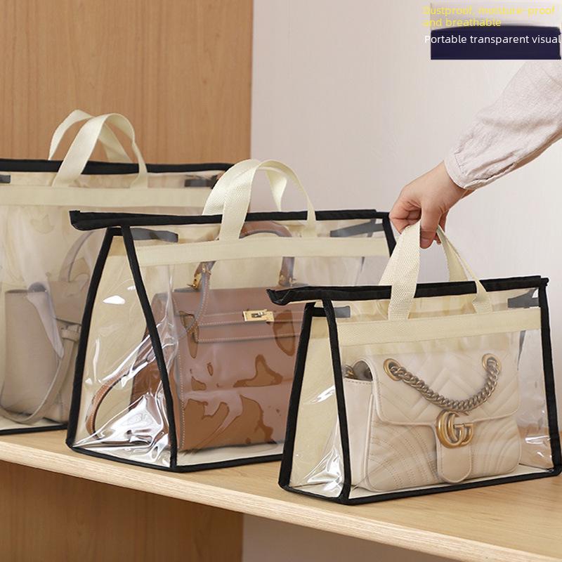 Large Capacity Moisture-Proof Hanging Storage Bag with PVC Window and Dust Cover