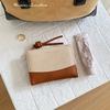 Leather Bifold Card Holder Wallet Women Small Wallet with Photo Window Multiple Card Slots Zipper Coin Purse Pocket Money Bag