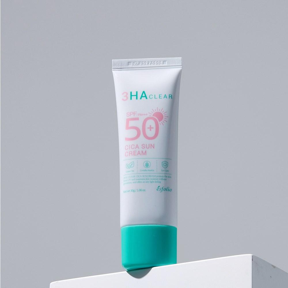 3HA Прозрачный увлажняющий солнцезащитный кушон, белый + бежевый, 15 г, набор из 2 предметов, SPF50+PA+++/отбеливание морщин/улучшение тона кожи/содержит CICA, 2 предмета