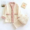 Autumn/Winter New Women's Pajama Set Flannel Thickened Warm Cute Long Sleeve Pants Two Piece Coral Fleece Home Fur Women