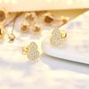 Kirin Gourd Full of Diamond Earrings for Women with High-end Niche Temperament Earrings