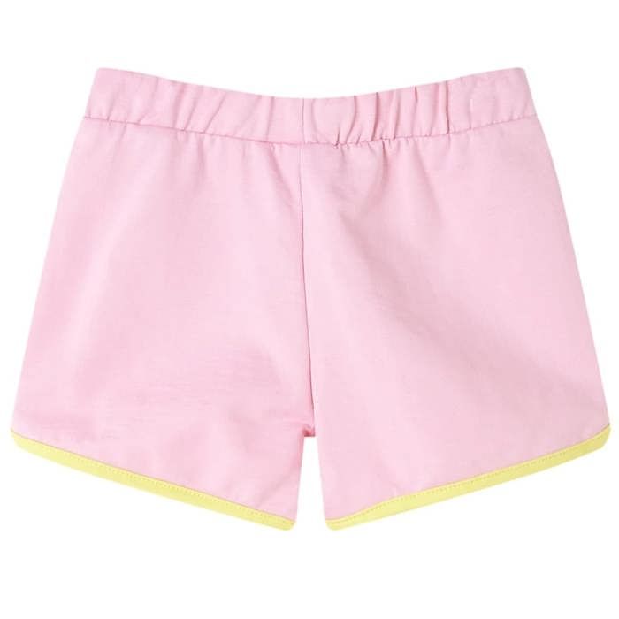Short pour enfants avec bordure rose vif 92/104/116/128/140
