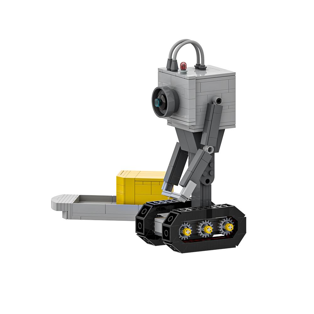 MOC Модель робота-масла Рика Конструктор Анимированная фигурка Кухня Готовка Экшн Робот Кирпичики DIY Дизайн Игрушка Подарок