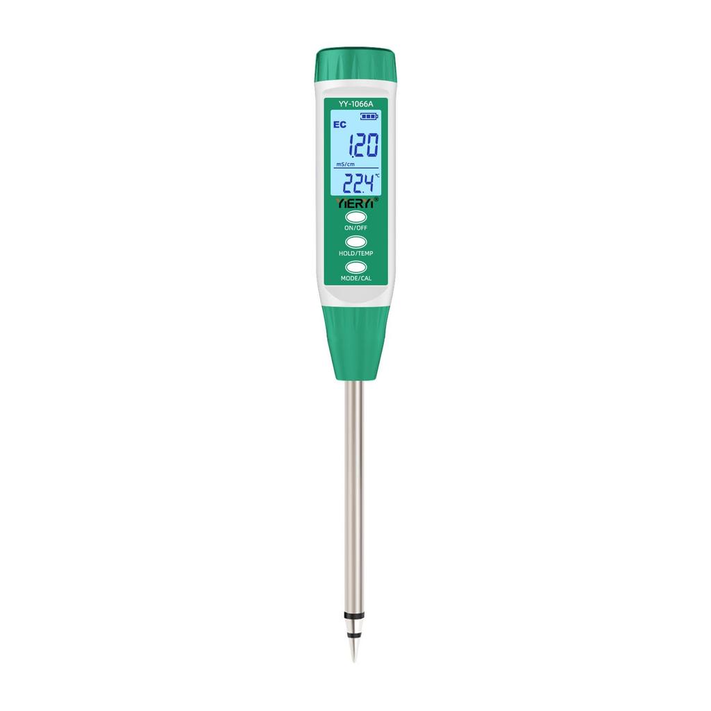 YY-1066A Soil Ec and Water Content Meter High Accuracy for Plant Testing, Gardening, Agriculture, Ph and Moisture Sensor