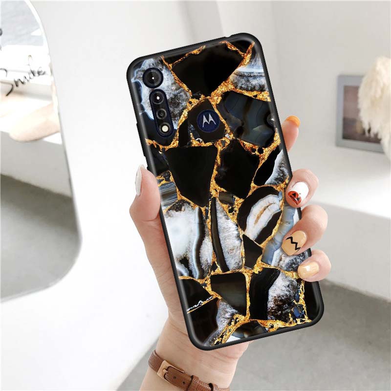 Модный мраморный чехол для Motorola Moto G8 Play G 5G Power Lite E6s Stylus One Hyper Edge Fusion Plus, чехол из ТПУ для телефона