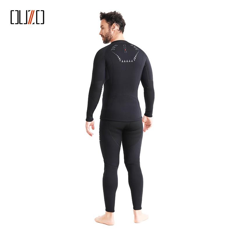 3mm Diving Suit Men's Super Ballistic Long-sleeved Split OUZO Thickened Cold-proof Warm Snorkeling Surfing