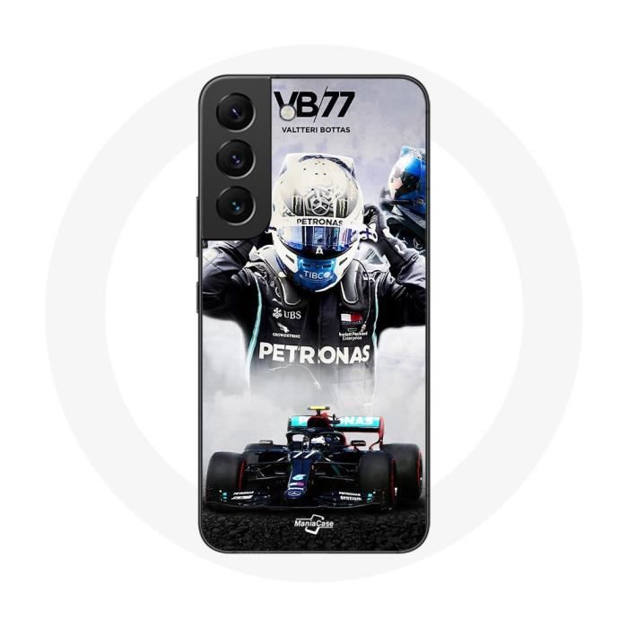 Coque pour Samsung Galaxy S21 FE Formule 1 Valtteri Bottas pilote de course F1 Noir