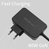Qoltec GaN POWER PRO wall charger | 1xUSB-C | 90W | 5-20V | 3-4.5A | Black