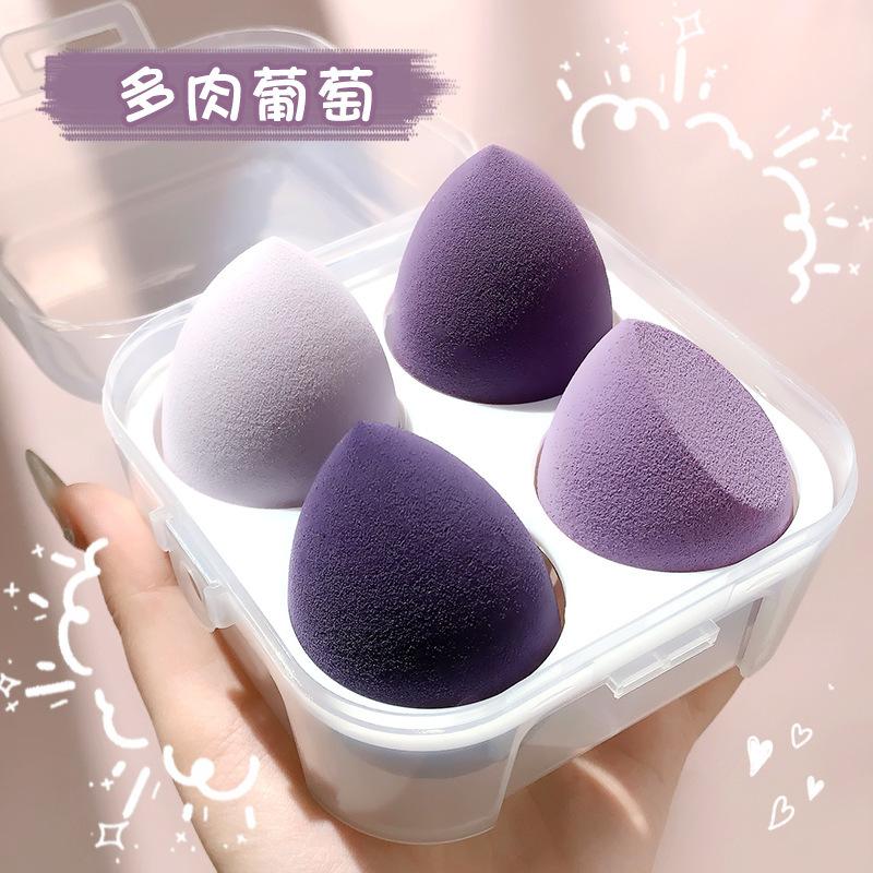Fluffy Makeup Sponge Blender, 4/8Pcs Smooth Cosmetic Puff, Effortless Application for Daily Face Makeup Products