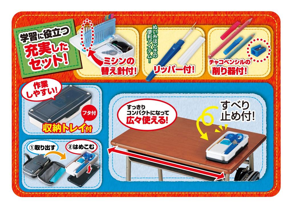 Набор для шитья Hakubun Транспортный красный Для правшей