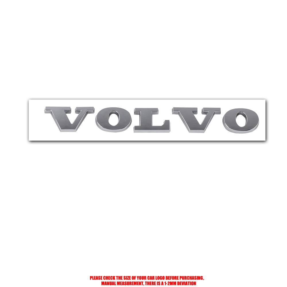 AABBE1 1pc 3D ABS Plastic Car Trunk Badge Volvo Letter Emblem Sticker Decal For volvo S80L XC60 XC90 S60 S80 V40 Accessories Styling