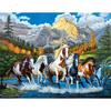 5D DIY Diamond Painting Running Horse Embroidery Mosaic Cross Stitch Rhinestone Decoration