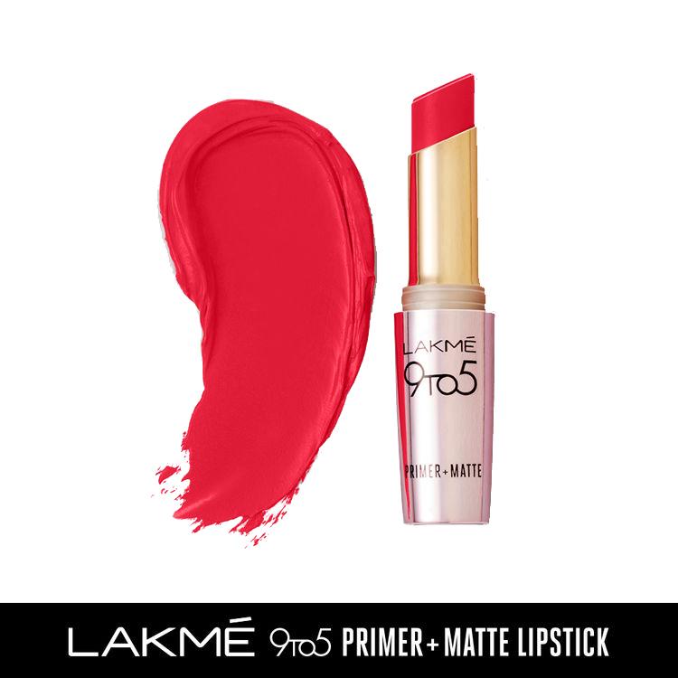 Праймер + Матовая помада для губ Алое послание (3,6 г), Primer + Matte Lipstick Red Letter, Lakme