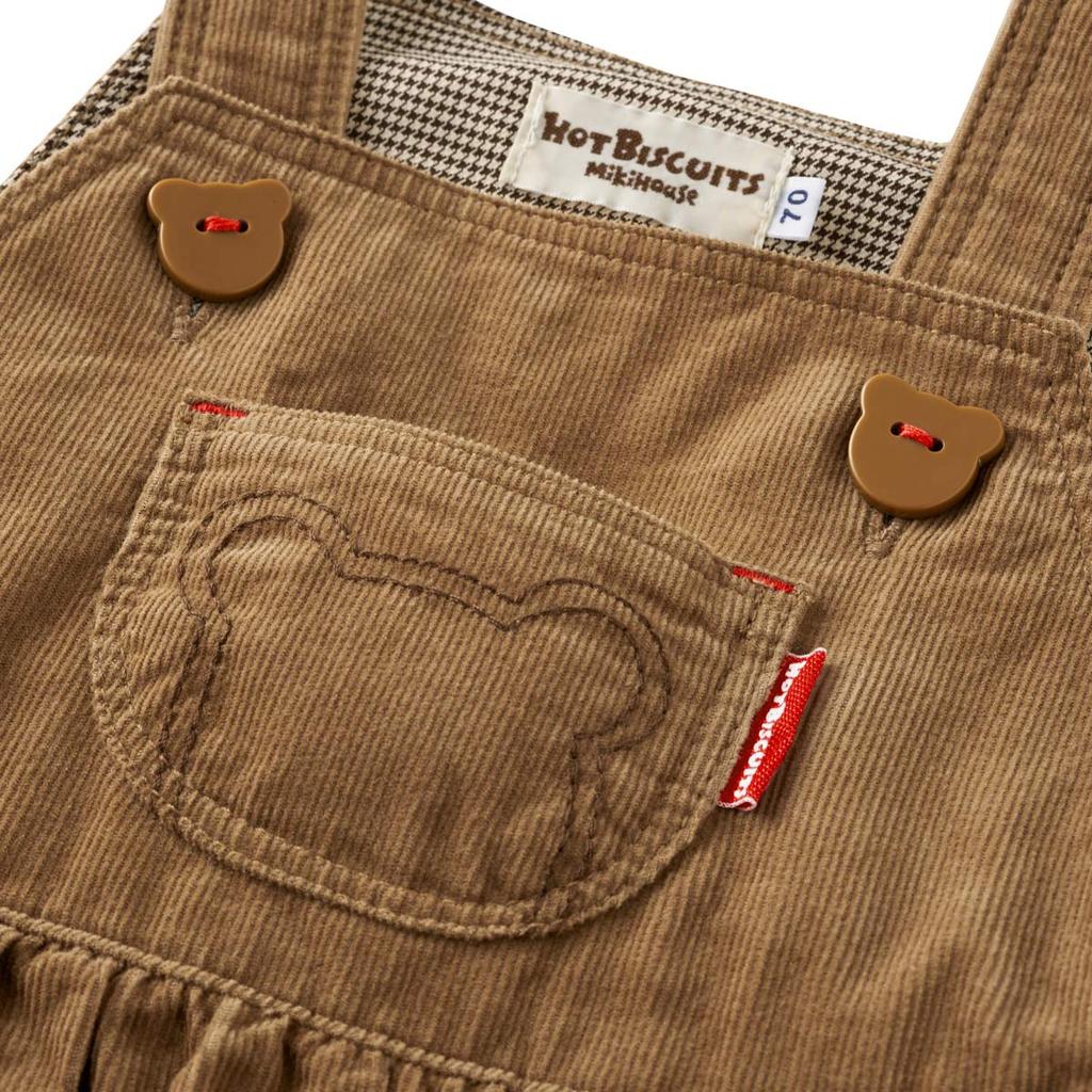 Miki House Hot Biscuits Юбка-сарафан 73-1802-821 (80см, бежевый)