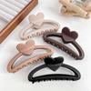 13cm Fashion Heart Good Big Shark Hair Claw Clips Clamps for Women Girls Vintage Headband for Gift Party Hair Accessories Tool