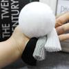 Cute Rabbit Fur Ball Keychain Tassel Pendant for Women Mobile Phone Case Car Ladies Bag Plush Pendant