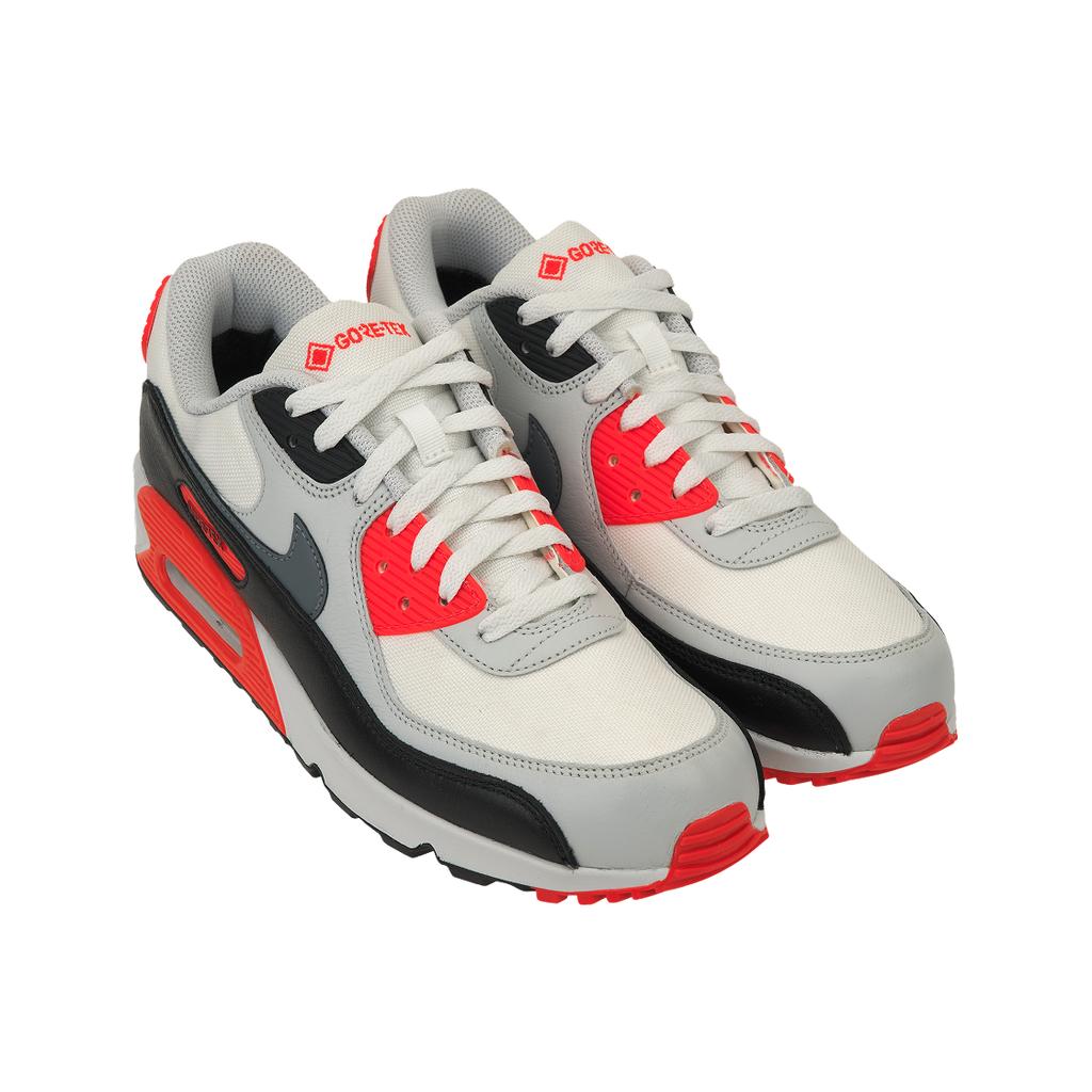 Nike Air Max 90 GORE-TEX Инфракрасные мужские кроссовки Summit-Белый Холодно-Серый Ярко-Малиновый FD5810-101