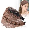 Korean White Lace Wide Edge Anti-Slip Comb Headband Hair Tie – Versatile Hair Accessory Clip.