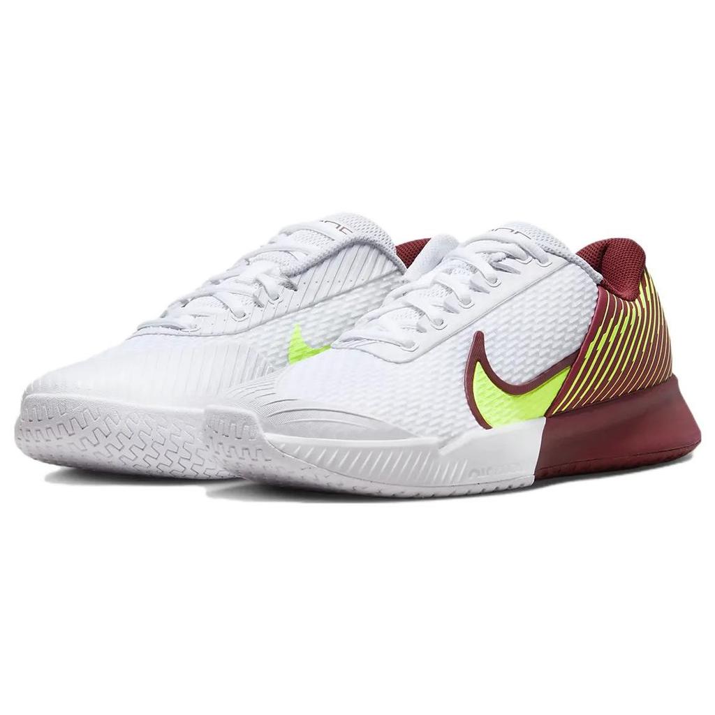Nike Court Air Zoom Vapor Pro 2 HC White Team Red Men Sneakers Lime-Blast DR6191-104