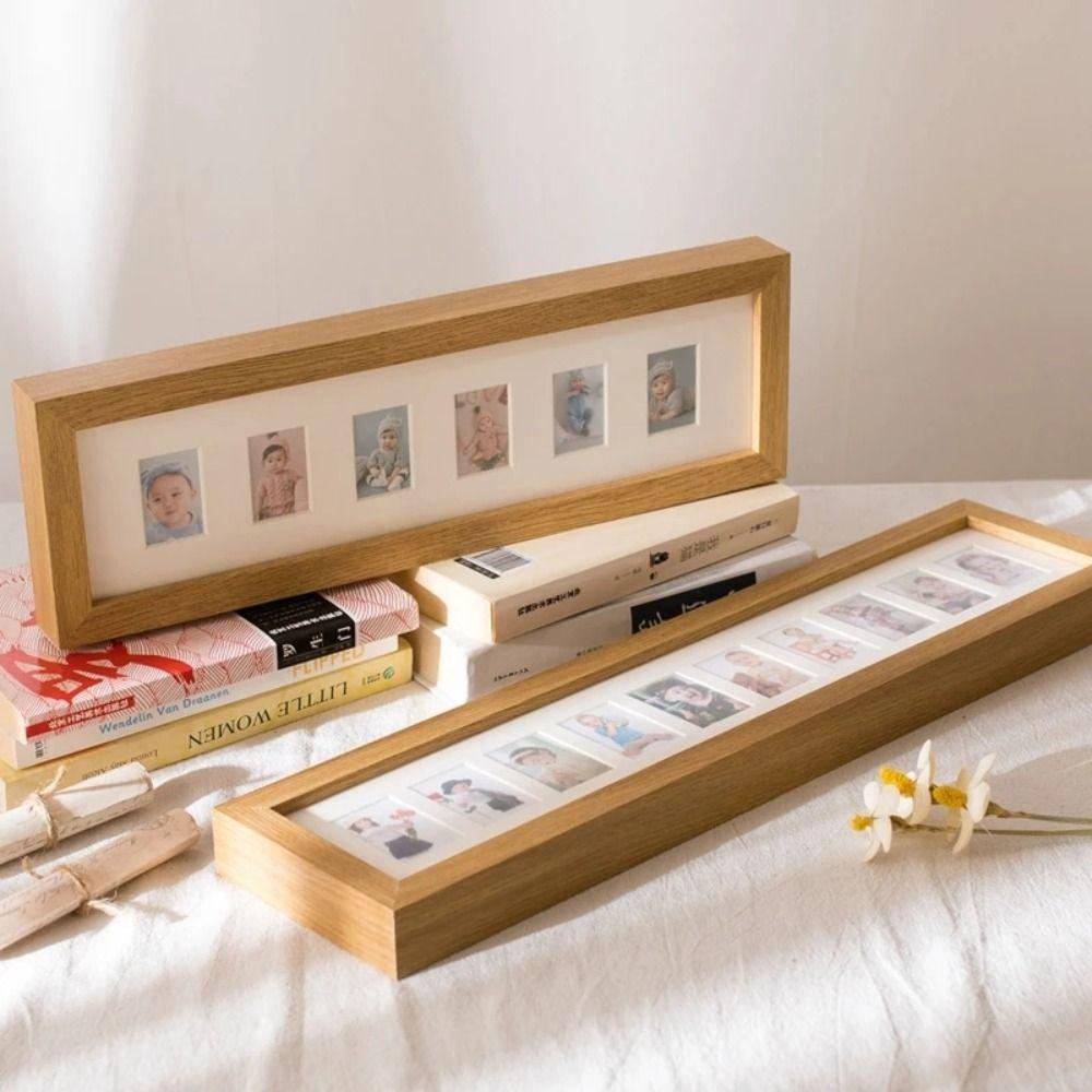 2 Inch 6 /10 Holes Baby Growth Photo Album Frame Mini Memorial Photo Frame Children Growth Record