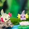 Luminous Hexagonal Dragon Ornament Mini Color Cartoon Doll Micro Landscape Decoration Miniature Toy Decorative Figurines