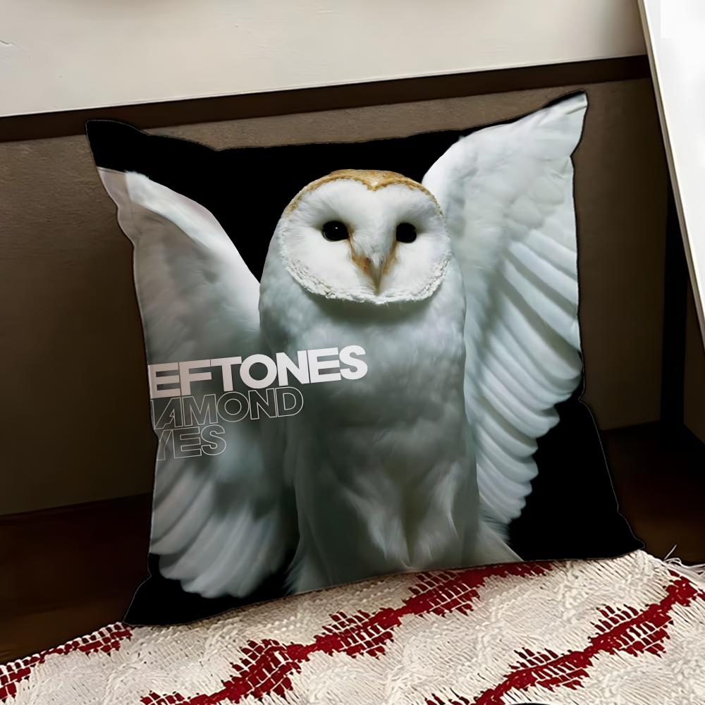 Band DDeftonesS Cushion Cover Reversible Soft Durable Pillow Cover Home Car MultiScene Use for Daily Comfort