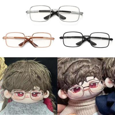 Реквизит для фото Кукольные очки Металлические очки для питомцев Модные очки Плюшевая кукла Очки Куклы