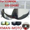 Скрытый визор для мотошлема Scorpion Exo Combat Covert-X, визоры с защитой от УФ, аксессуары для мотошлема