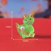 Cute Semi-transparent Lucky Dragon Resin Figurine Desk Ornament Blind Box Accessory