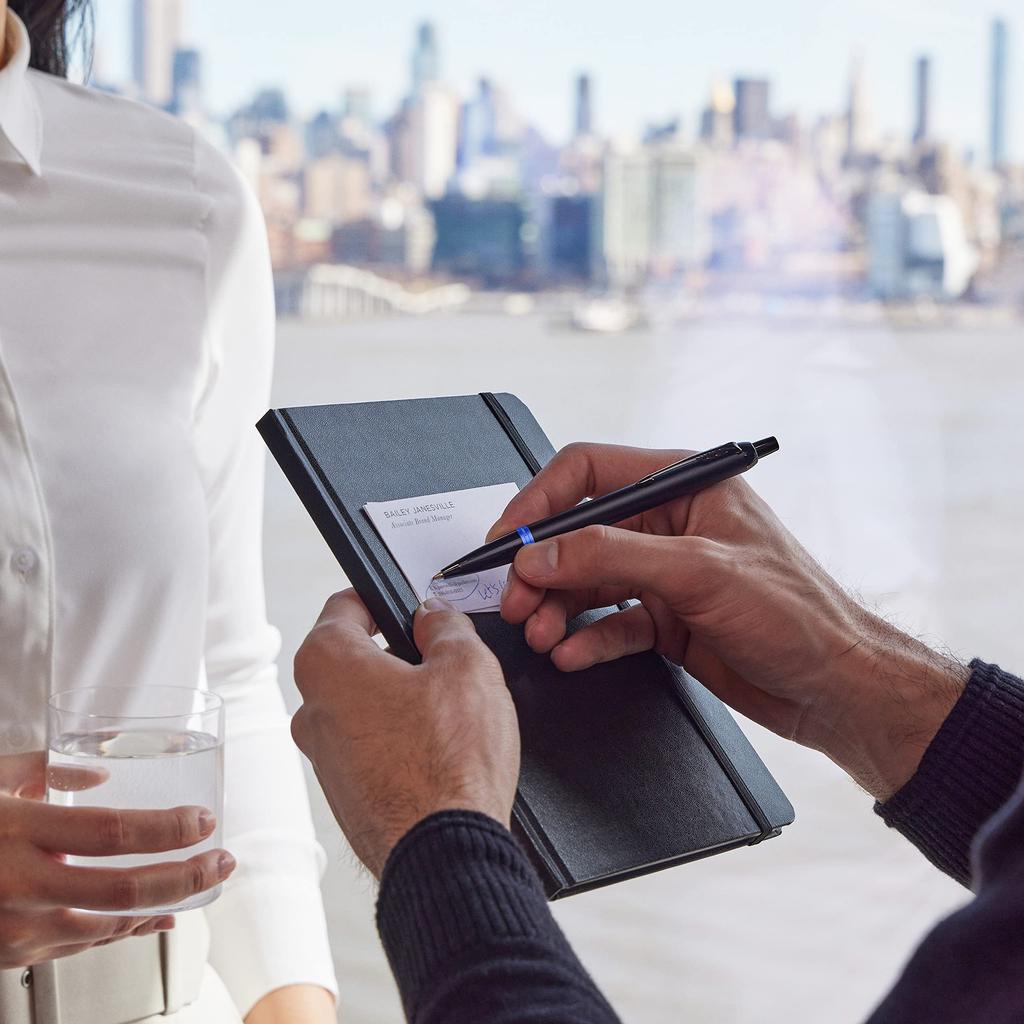 Шариковая ручка PARKER IM Marine Blue Ring BT со средним наконечником и футляром для ручки в подарочной коробке, обычный импорт 2173234 V1d на масляной основе