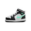 Кроссовки Air 1 Mid TD Green Glow Baby черные белые DQ8425-103