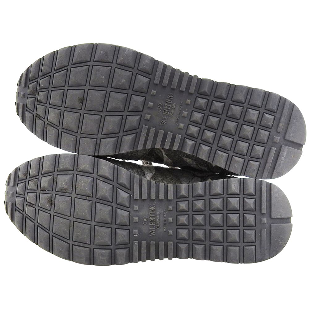 Valentino Garavani Мужские камуфляжные низкие кроссовки, серые, 9,8 дюймов, LSJ723Y обувь 40 серыйБ/у