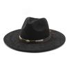 Suede Ethnic Style Jazz Hat Men'S And Women'S Autumn British Versatile Top Hat