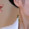 New Unique Design Exquisite Bamboo Knot Earrings Anti Loss Earline Ins Minimally Popular Eardrops for Women