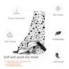 Dalmatian White and Black Dalmatian Dog Print Beach Towel Soft Microfiber Quick Dry Absorbent Quick Towels For Bath