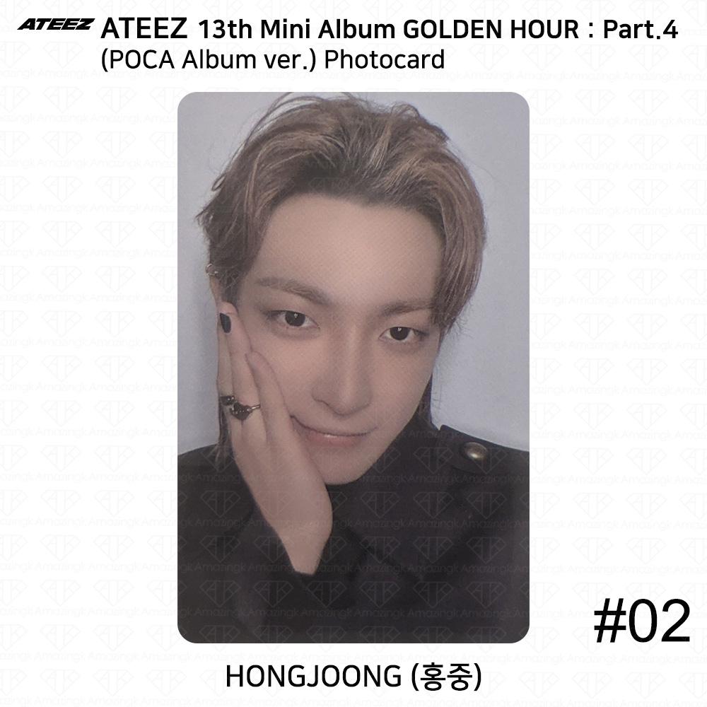 ATEEZ 13-й мини-альбом Golden Hour Часть 4 POCA Альбом версия. Фотокарта