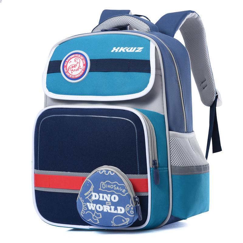 Lovely Kindergarten Backpack For Girls Boys With Colorful Splicing Double Shoulder Bag