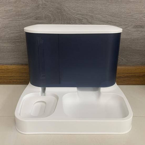 Кормушка для кошек и диспенсер для воды, комплект без электричества, автоматическая кормушка большой емкости для маленьких и средних собак, домашних животных, щенков и котят