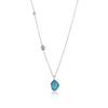 Turquoise 925 Silver Necklace N014-02H