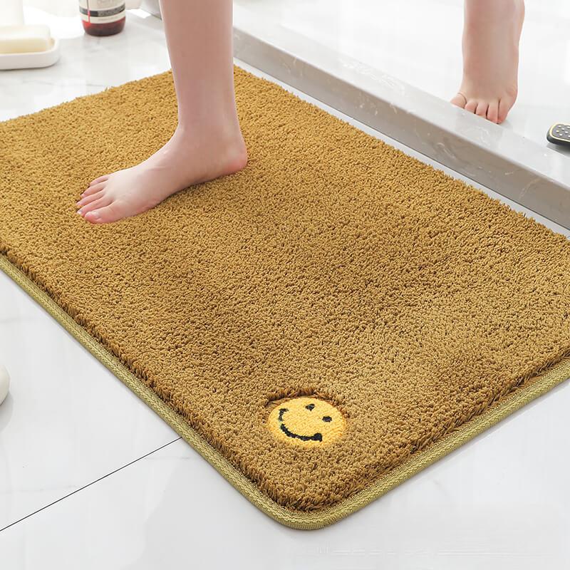 Thickened Floor Mat Bubble Velvet Home Carpet Bedroom Kitchen Mat Bathroom Water Absorption Non-Slip Foot Mat Toilet Door Mat