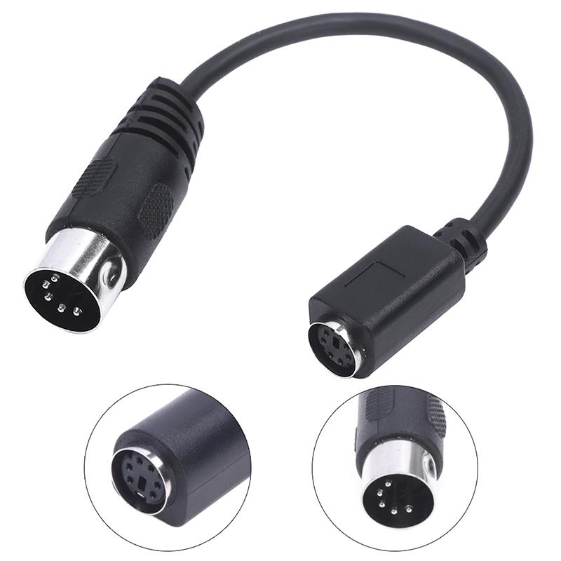 Женщина Md 6-Pin к кабелю клавиатуры и мыши кабеля 0.15M Ps2 5-Pin Male